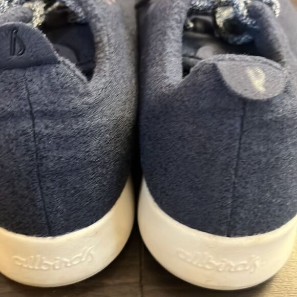 Allbirds Women's Navy Blue Wool Runners - Picture 5 of 8